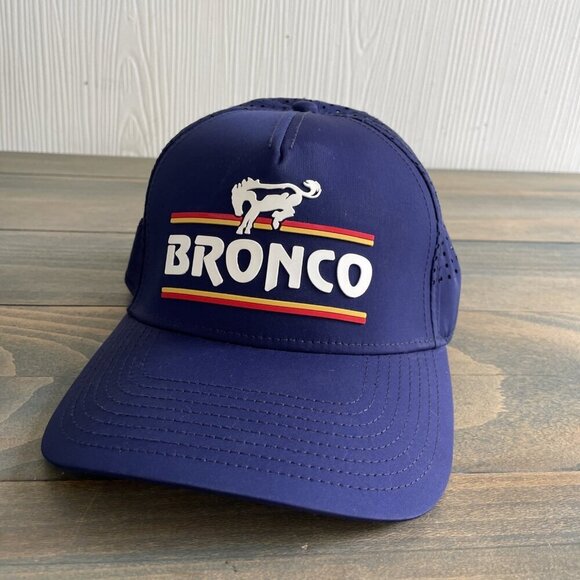 Rare Ford Bronco American Needle Rubber Logo Mesh Snapback Baseball Hat (F8) - Picture 1 of 8